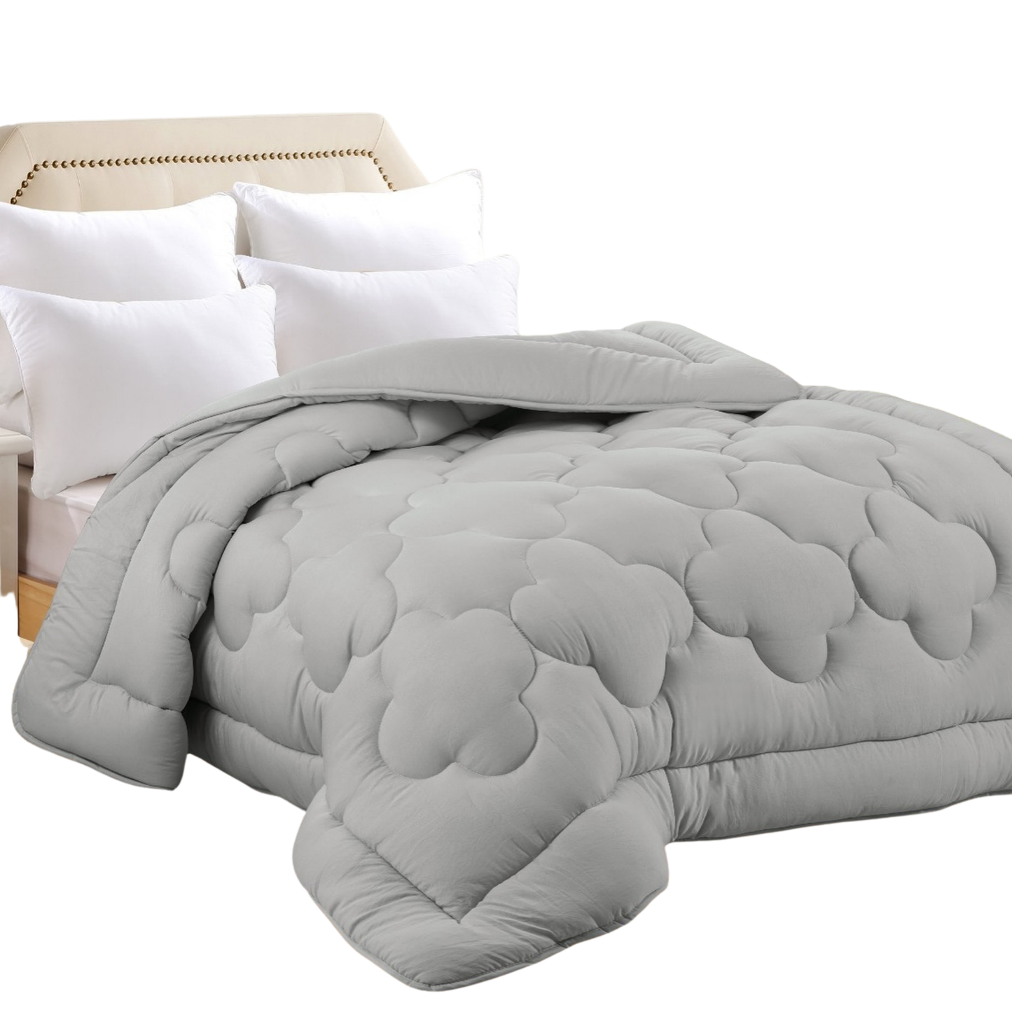 Mikrofiber Jorgan Nano Soft Siva – 195×215