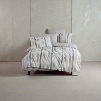 Muslin posteljina za bračni ležaj – Krem (4 jastučnice, lastičasti čaršav)