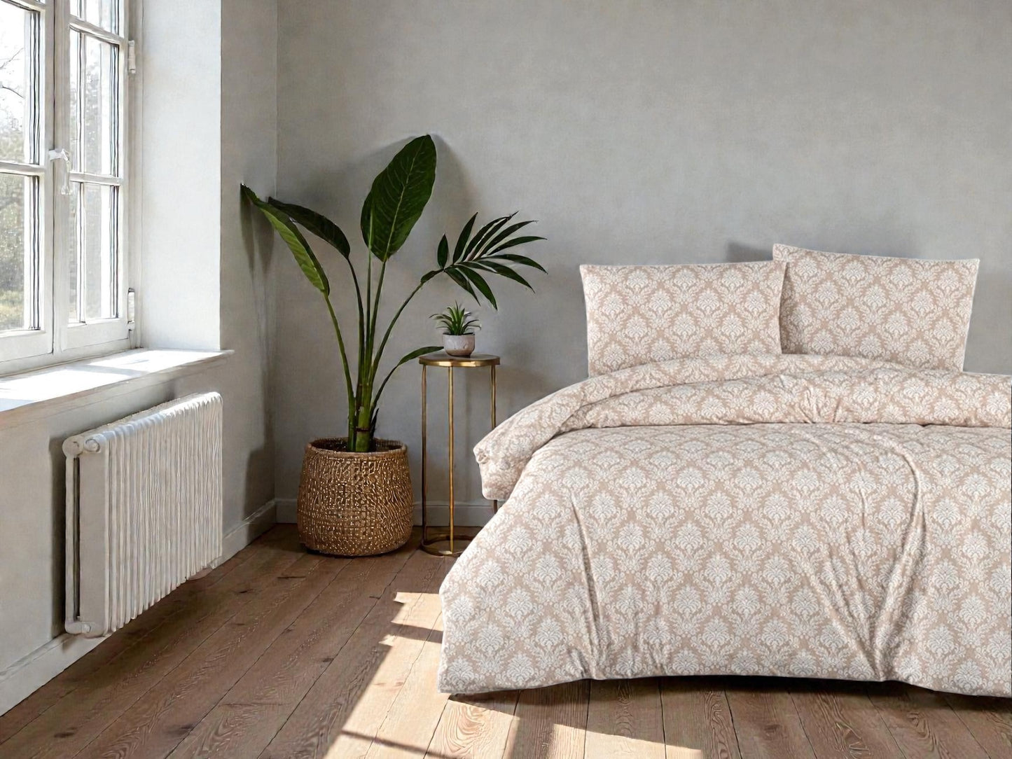 Bračna posteljina Barok Bež