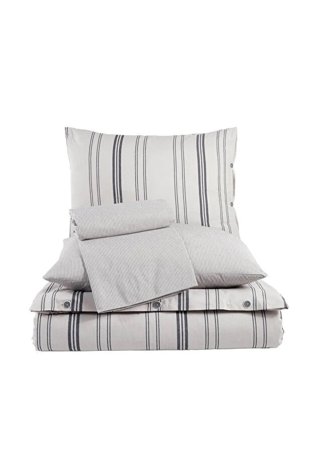 Muslin posteljina za bračni ležaj – Krem (4 jastučnice,čaršav na lastiš)