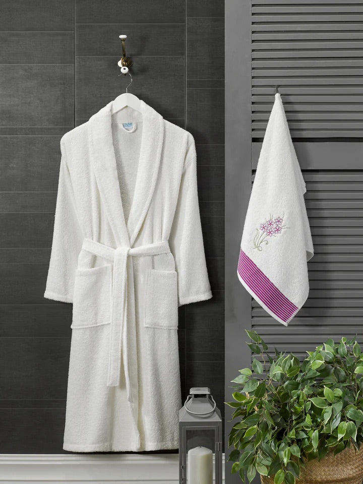 Poklon lux set – bademantil + peškir - ELEGANT