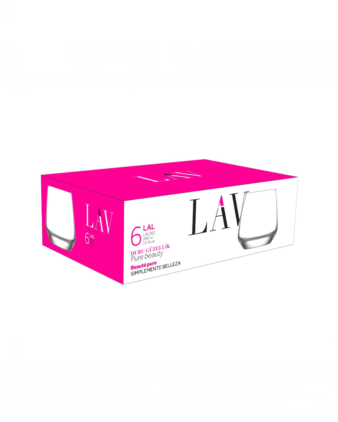 LAV Lal set čaša 6/1, 345 ml