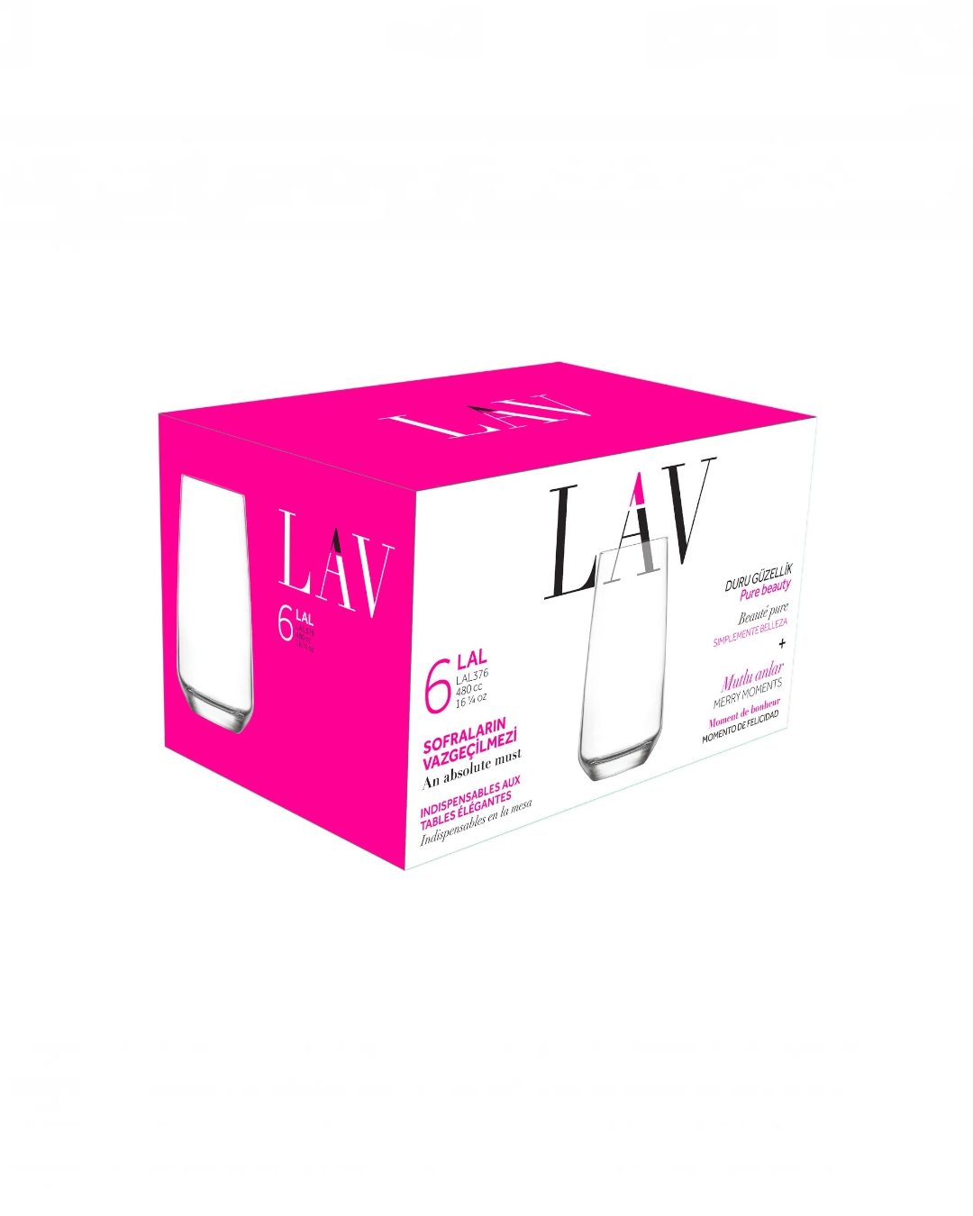 LAV Lal set visokih čaša 6/1, 480 ml