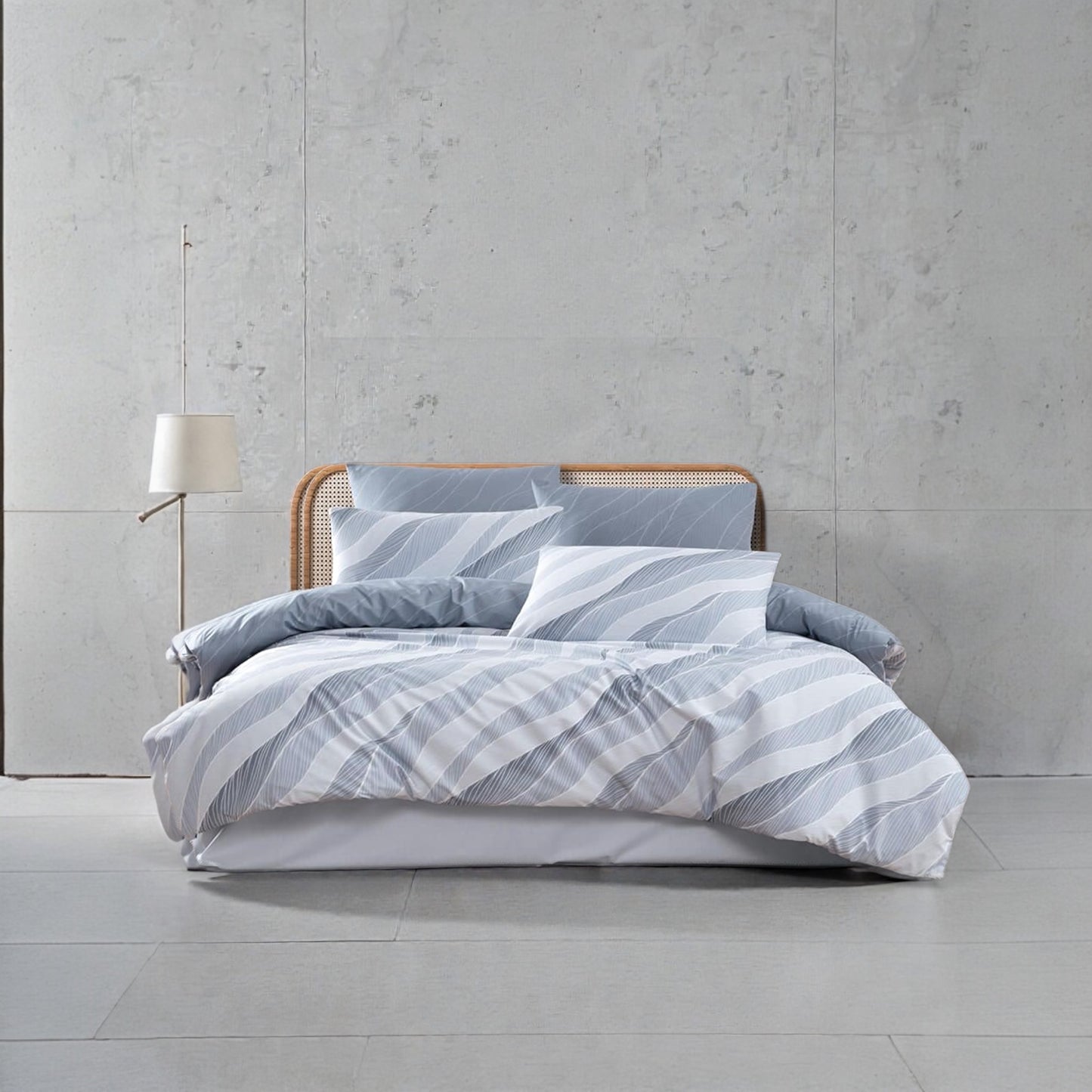 Posteljina za bračni ležaj – Morski Talasi (100% pamuk)