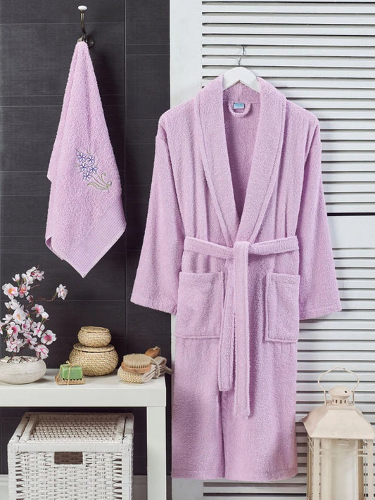 Poklon lux set – bademantil + peškir - DELUXE