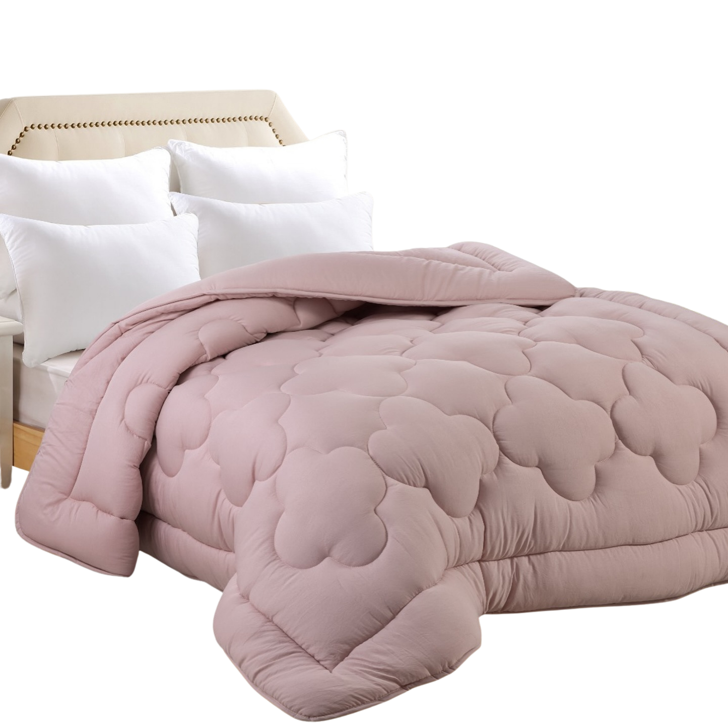 Mikrofiber Jorgan Nano Soft Puder Roze – 195×215