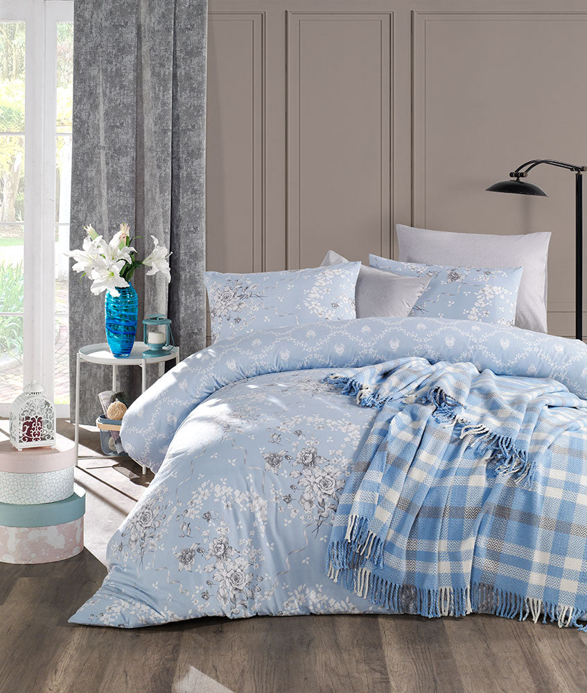 Pamučna posteljina za bračni krevet - RENFORCE PAMUK